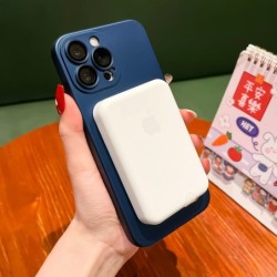Eredeti Magsafe mágneses tok iPhone 16 13 12 11 14 15 Pro Max matt ütésálló borításhoz, vezeték nélküli töltő telefon tartozékok
