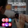 Új Zeblaze Btalk 3 Plus hanghívásos okosóra 1,39 hüvelykes nagyméretű HD színes kijelzővel, fitneszkövető okosóra férfiaknak és 