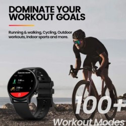 Új Zeblaze Btalk 3 Plus hanghívásos okosóra 1,39 hüvelykes nagyméretű HD színes kijelzővel, fitneszkövető okosóra férfiaknak és 