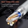 NNBILI 1-3 DB 10A 100 W Type C szupergyors töltőkábel adatkábel Huawei OPPO vivo iQoo gyorstöltő USB C kábelekhez