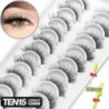 GROINNEYA 5/10 pár 3D Mink Lashes Faux Mink bolyhos szempilla Soft Full Thick Wispy Eyelash drámai műszempilla smink