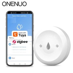 ONENUO Tuya ZigBee WiFi intelligens vízérzékelő szivárgásérzékelő árvízszivárgás-riasztó intelligens életvezérlés Zigbee átjáróv