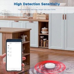 ONENUO Tuya ZigBee WiFi intelligens vízérzékelő szivárgásérzékelő árvízszivárgás-riasztó intelligens életvezérlés Zigbee átjáróv