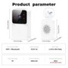 Tuya WiFi video csengő vezeték nélküli HD kamera infravörös riasztó biztonsági intelligens otthoni ajtócsengő WiFi kaputelefon o