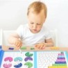 Mágneses törtkirakók a Montessori matematikai készségek fejlesztéséhez, szórakoztató számtani segédeszközzel, kognitív oktatóját