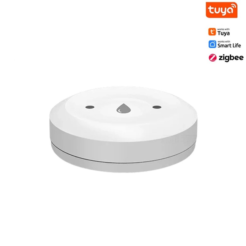Zigbee vízérzékelő Tuya szivárgásérzékelő árvízérzékelő alkalmazás távoli felügyelet konyhai/fürdőszobai támogatáshoz otthoni as Zigbee vízérzékelő Tuya szivárgásérzékelő árvízérzékelő alkalmazás távoli felügyelet konyhai/fürdőszobai támogatáshoz otthoni as