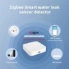 Zigbee vízérzékelő Tuya szivárgásérzékelő árvízérzékelő alkalmazás távoli felügyelet konyhai/fürdőszobai támogatáshoz otthoni as