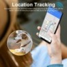 Mini GPS nyomkövető kulcs gyerekeknek táska kereső kutya macska kisállat helymeghatározó intelligens Bluetooth nyomkövető eszköz