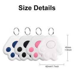 Mini GPS nyomkövető kulcs gyerekeknek táska kereső kutya macska kisállat helymeghatározó intelligens Bluetooth nyomkövető eszköz