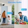 Új 4K 8MP IP kamera audio kültéri POE H.265 Onvif fém golyó otthoni színes éjjellátó megfigyelő kamera