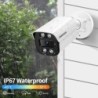 Új 4K 8MP IP kamera audio kültéri POE H.265 Onvif fém golyó otthoni színes éjjellátó megfigyelő kamera