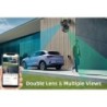 BELIA 4K 8MP WiFi megfigyelőkamera, dupla objektívvel, 4x digitális zoommal, AI emberérzékeléssel, ONVIF-fel, kültéri biztonsági