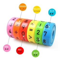 Mágneses matematika digitális tanulási oktatójátékok mágikus intelligencia aritmetikai matematikai kirakós kocka gyerekeknek ajá