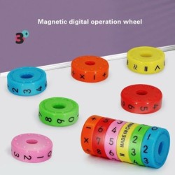 Mágneses matematika digitális tanulási oktatójátékok mágikus intelligencia aritmetikai matematikai kirakós kocka gyerekeknek ajá