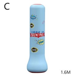 1.2/1.6M Gyermek Felfújható Boxzsák Edzőterem Fitnesz Boksz Edző Homokzsák Stresszoldó Játékok Felnőtteknek Vastagított Box