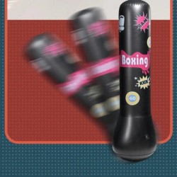 1.2/1.6M Gyermek Felfújható Boxzsák Edzőterem Fitnesz Boksz Edző Homokzsák Stresszoldó Játékok Felnőtteknek Vastagított Box