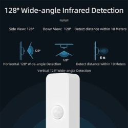 Tuya WiFi Zigbee PIR mozgásérzékelő intelligens otthon Emberi test infravörös érzékelő Biztonság Az intelligens élet az Alexa Go