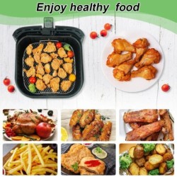 Airfryer sütőrács fém négyzet/kerek/téglalap alakú sütő grillrácsok Airfryer kiegészítők Cosori, Instant Vortex, Gourmia, Foodi 