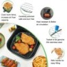 Airfryer sütőrács fém négyzet/kerek/téglalap alakú sütő grillrácsok Airfryer kiegészítők Cosori, Instant Vortex, Gourmia, Foodi 