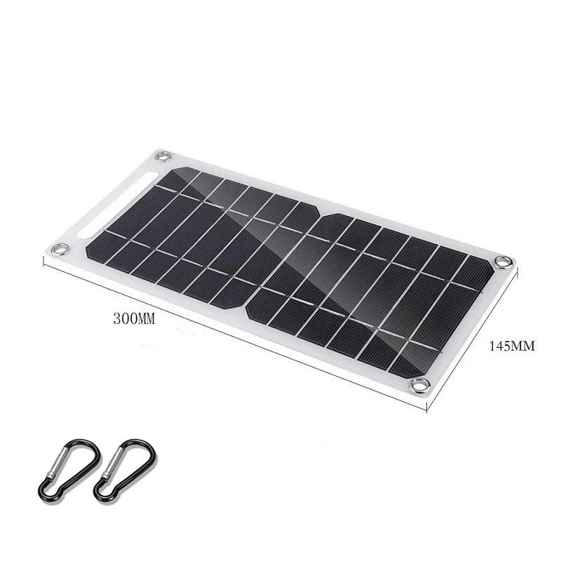 Napelemes 5V-os USB-C típusú töltő, hordozható, rugalmas készlet, könnyű mini rendszer telefonokhoz, autóhoz, kempingezéshez, tú Napelemes 5V-os USB-C típusú töltő, hordozható, rugalmas készlet, könnyű mini rendszer telefonokhoz, autóhoz, kempingezéshez, tú