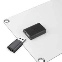 Napelemes 5V-os USB-C típusú töltő, hordozható, rugalmas készlet, könnyű mini rendszer telefonokhoz, autóhoz, kempingezéshez, tú