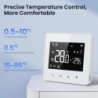 AVATTO Tuya WiFi/ZigBee intelligens termosztát, alacsony fogyasztású akkumulátoros vízmelegítő gázkazán hőmérséklet-szabályozó A