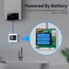 AVATTO Tuya WiFi/ZigBee intelligens termosztát, alacsony fogyasztású akkumulátoros vízmelegítő gázkazán hőmérséklet-szabályozó A