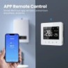 AVATTO Tuya WiFi/ZigBee intelligens termosztát, alacsony fogyasztású akkumulátoros vízmelegítő gázkazán hőmérséklet-szabályozó A