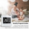 AVATTO Tuya WiFi/ZigBee intelligens termosztát, alacsony fogyasztású akkumulátoros vízmelegítő gázkazán hőmérséklet-szabályozó A