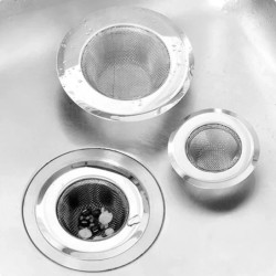 Konyhai mosogató szűrő Rozsdamentes acél hálós mosogató szűrő Fürdőszobai mosogató szűrő Lefolyószűrő Csatornaszűrők