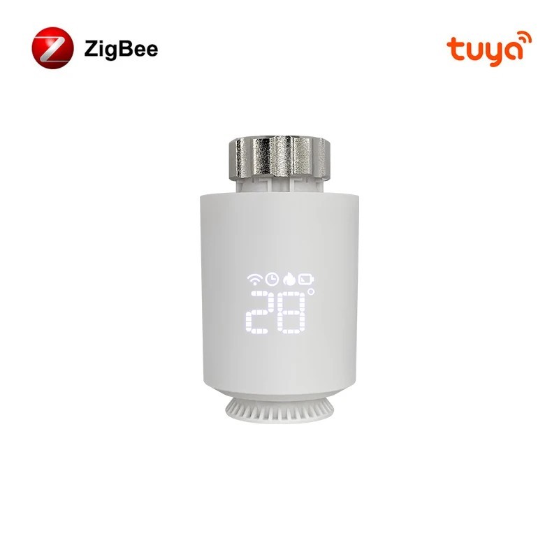 AVATTO Tuya ZigBee3.0 termosztát radiátor működtető intelligens TRV termosztatikus szelepvezérlő Alexa-val, Google Home Alice-sz AVATTO Tuya ZigBee3.0 termosztát radiátor működtető intelligens TRV termosztatikus szelepvezérlő Alexa-val, Google Home Alice-sz