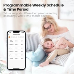 AVATTO Tuya ZigBee3.0 termosztát radiátor működtető intelligens TRV termosztatikus szelepvezérlő Alexa-val, Google Home Alice-sz