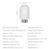 AVATTO Tuya ZigBee3.0 termosztát radiátor működtető intelligens TRV termosztatikus szelepvezérlő Alexa-val, Google Home Alice-sz