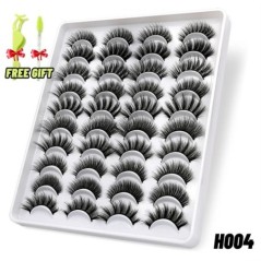 GROINNEYA szempillák 5/10/20 pár 3D Faux Mink Lashes Természetes műszempillák Dramatic Volume Lashes szempilla meghosszabbító sm