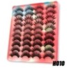 GROINNEYA Eyelashes 3D Mink Lashes Bolyhos Puha Wispy Natural Cross Eyelash Extension Újrafelhasználható Lashes Mink Műszempillá