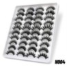 GROINNEYA Eyelashes 3D Mink Lashes Bolyhos Puha Wispy Natural Cross Eyelash Extension Újrafelhasználható Lashes Mink Műszempillá