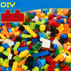1000 DIY kreatív építőkocka tömeges készlet Urban Classic építőkockák Összeszerelt születésnapi ajándék oktatójátékok gyerekekne