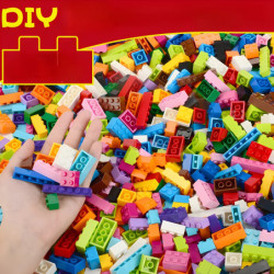 1000 DIY kreatív építőkocka tömeges készlet Urban Classic építőkockák Összeszerelt születésnapi ajándék oktatójátékok gyerekekne
