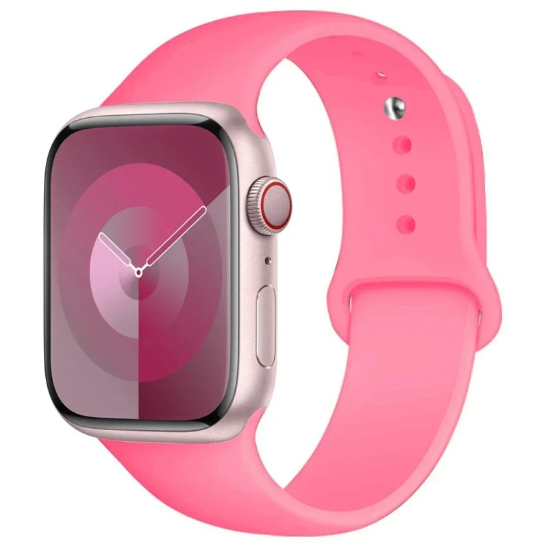 Szilikon szíj Apple Watch szíjhoz 44mm 45mm 40mm 41mm 42-38mm 45mm sport karkötő iwatch sorozat 8 7 6 5 4 3 SE 9 Ultra 2 49mm