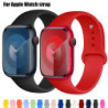 Szilikon szíj Apple Watch szíjhoz 44mm 45mm 40mm 41mm 42-38mm 45mm sport karkötő iwatch sorozat 8 7 6 5 4 3 SE 9 Ultra 2 49mm