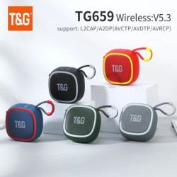 TG659 Mini Vezeték Nélküli Erős Bluetooth Hangszóró TWS Bluetooth 5.3 Hangdoboz HIFI Hangszóró Támogatás TF Kártya Rádió