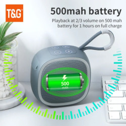 TG659 Mini Vezeték Nélküli Erős Bluetooth Hangszóró TWS Bluetooth 5.3 Hangdoboz HIFI Hangszóró Támogatás TF Kártya Rádió