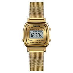 SKMEI 1901 luxus női karórák kis számlappal digitális kronográf naptár óra vízálló női karóra Montre femme 1620
