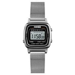 SKMEI 1901 luxus női karórák kis számlappal digitális kronográf naptár óra vízálló női karóra Montre femme 1620