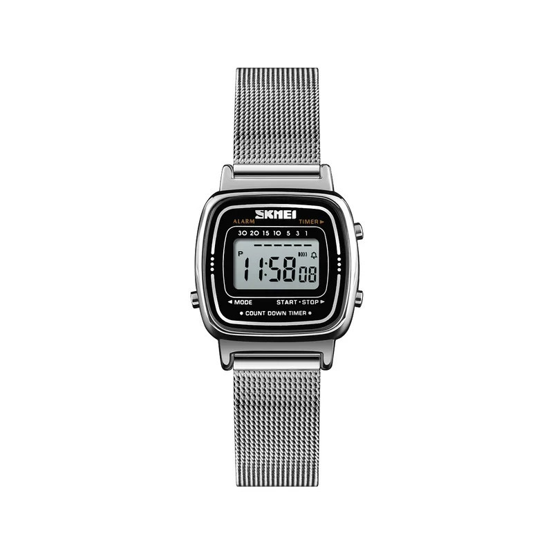 SKMEI 1901 luxus női karórák kis számlappal digitális kronográf naptár óra vízálló női karóra Montre femme 1620