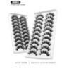 GROINNEYA 5/10 Pairs 3D Faux Mink Lashes Bolyhos Puha Folyos Természetes hosszú Műszempillák Göndör szempillák nagykereskedelmi 