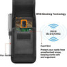 Függőleges nejlon mobiltelefon övcsat tok tok csat pénztárca kártyatartó tok 4.0inch-6.7inch telefon iPhone Samsung
