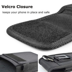 Függőleges nejlon mobiltelefon övcsat tok tok csat pénztárca kártyatartó tok 4.0inch-6.7inch telefon iPhone Samsung