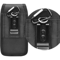 Függőleges nejlon mobiltelefon övcsat tok tok csat pénztárca kártyatartó tok 4.0inch-6.7inch telefon iPhone Samsung