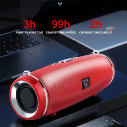 200 W-os hordozható Bluetooth hangszóró IPX7 vízálló kültéri HIFI oszlophangszóró mélynyomó sztereó hangszóró FM rádió TF Boom B